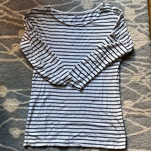 Maternity striped shirt